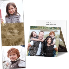 Pine Cone Photo Holiday Card