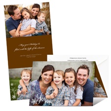 Espresso Band Photo Holiday Card
