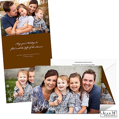 Espresso Band Photo Holiday Card