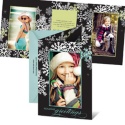 Colorful Snowstorm Photo Holiday Card