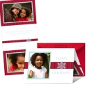 Snowflake Band Photo Holiday Card