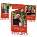 Filigree Stripe Photo Holiday Card