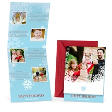 Snowfall Storyline Photo Holiday Card