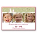 Wintry Trees Layered Photo Holiday Card