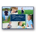 Festive Collage Layered Photo Holiday Card