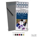 Mod Pattern Layered Photo Holiday Card