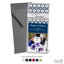 Mod Pattern Layered Photo Holiday Card