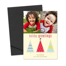 Designer Trees Photo Holiday Card