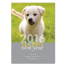 Fresh Start Photo Holiday Card