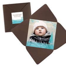 Winter Scene Photo Holiday Card