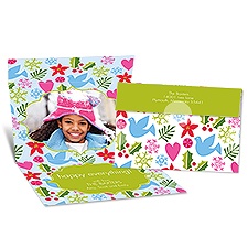 Festive Elements Seal and Send Photo Holiday Card