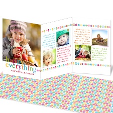 Happy Snowflakes Storyline Photo Holiday Card