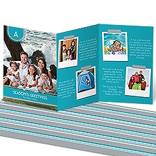 Lettered Storyline Photo Holiday Card - Palm