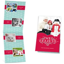 Be Believers Storyline Photo Holiday Card - Velvet