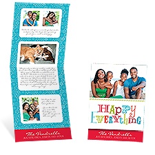 Happy Everything Storyline Photo Holiday Card