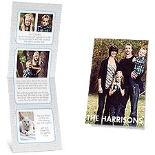 Simply Stylish Storyline Photo Holiday Card