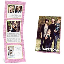 Simply Stylish Storyline Photo Holiday Card