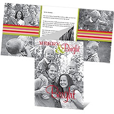 Merry and Bright Photo Holiday Card