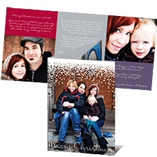 Flurry of Color Photo Holiday Card