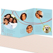 Love and Cheer Storyline Photo Holiday Card - Sea