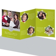 Snowy Frames Storyline Photo Holiday Card - Granny Apple