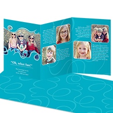 Oh What Fun Storyline Photo Holiday Card - Palm