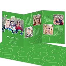 Oh What Fun Storyline Photo Holiday Card - Grass