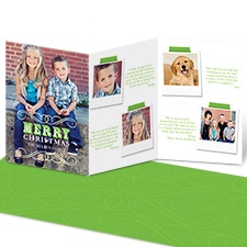 Merry Greetings Storyline Photo Holiday Card - Spring