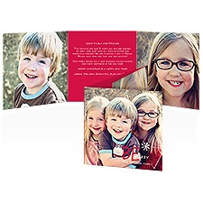Be Merry Photo Holiday Card - Velvet