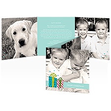 Festive Gifts Photo Holiday Card