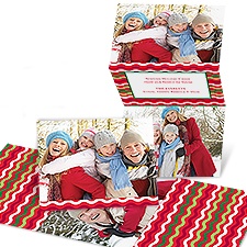 Festive Trim Photo Holiday Card
