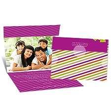Special Gift Seal and Send Photo Holiday Card - Amethyst