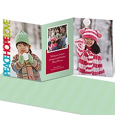 Peace Hope Love Photo Holiday Card