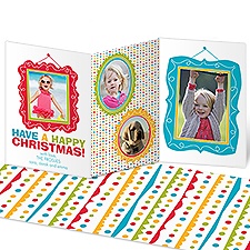 Whimsical Wishes Photo Holiday Card