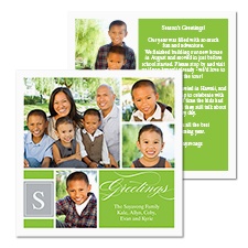 Great Greetings Photo Holiday Card - Spring Square