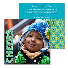 Cheers Photo Holiday Card