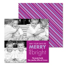 Bright Days Photo Holiday Card