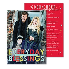 Everyday Blessings Photo Holiday Card
