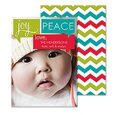Joyful Messages Photo Holiday Card - English
