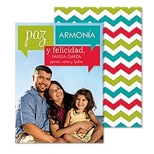 Joyful Messages Photo Holiday Card - Spanish