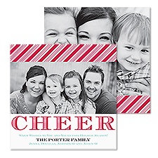 Refreshing Cheer Photo Holiday Card