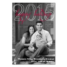 Posed Layered Photo Holiday Card