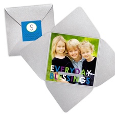 Blessings Every Day Photo Holiday Card