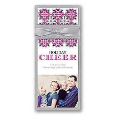 Holiday Cheer Layered Photo Holiday Card