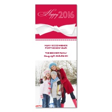 Happy Year Layered Photo Holiday Card