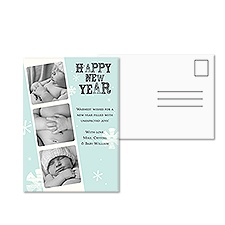 Photo Strip Photo Holiday Postcard