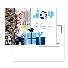 Gift of Joy Photo Holiday Postcard