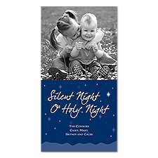 Holy Night Photo Holiday Card