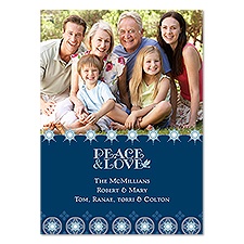 Shining Wishes Photo Holiday Card