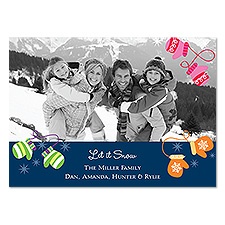 Mittens Photo Holiday Card